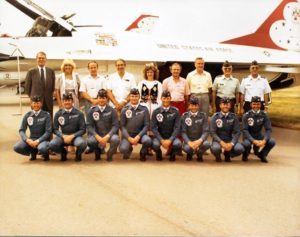 Donna Cornell with US Air Force